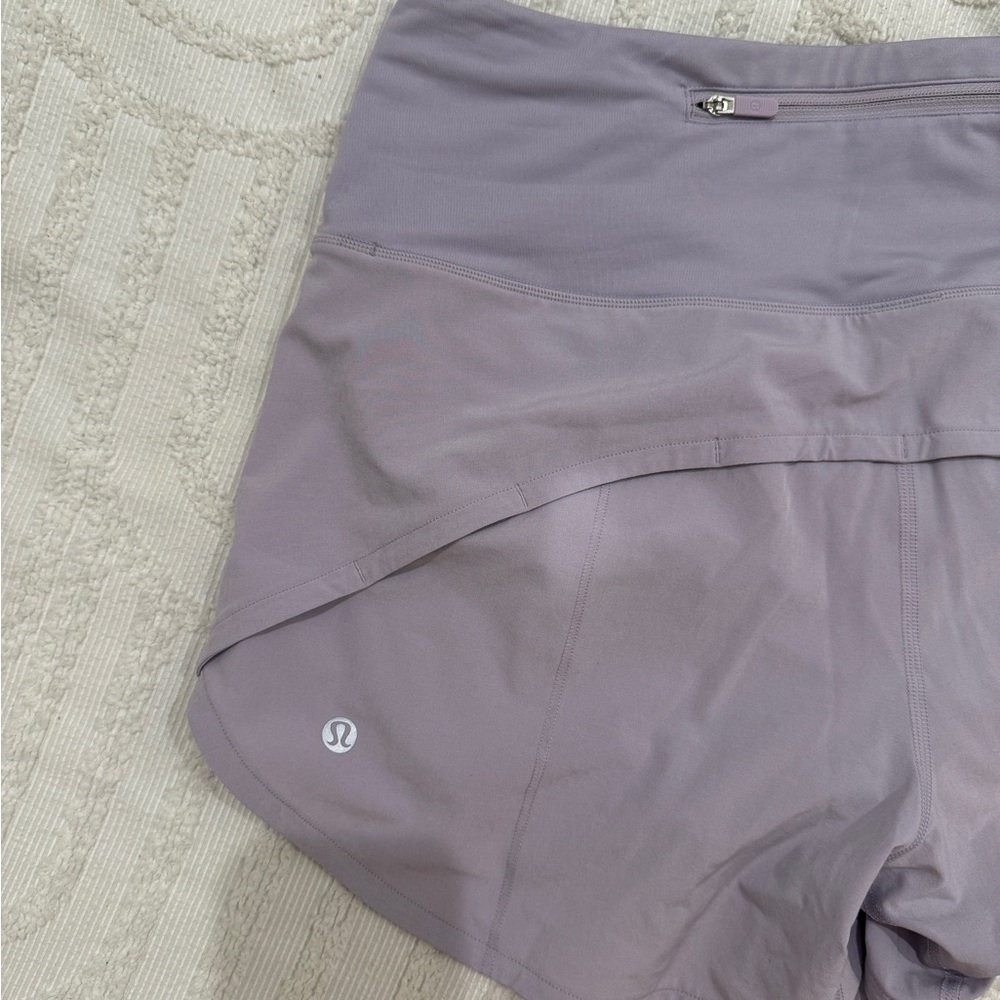 lululemon athletica Lavender Purple Speed Up Athletic Shorts - Picture 2 of 2
